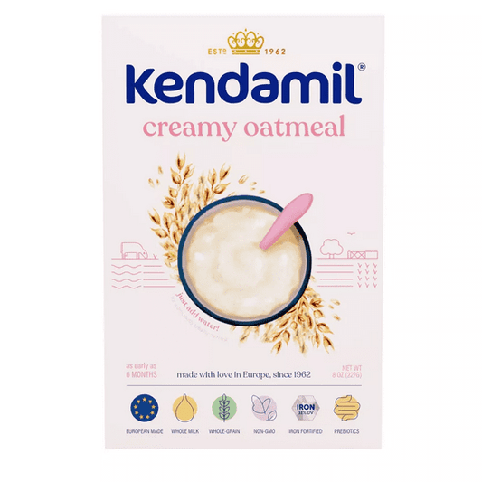 Baby cereal for infants and toddlers, creamy oatmeal with gentle texture, easy to digest and suitable for early feeding