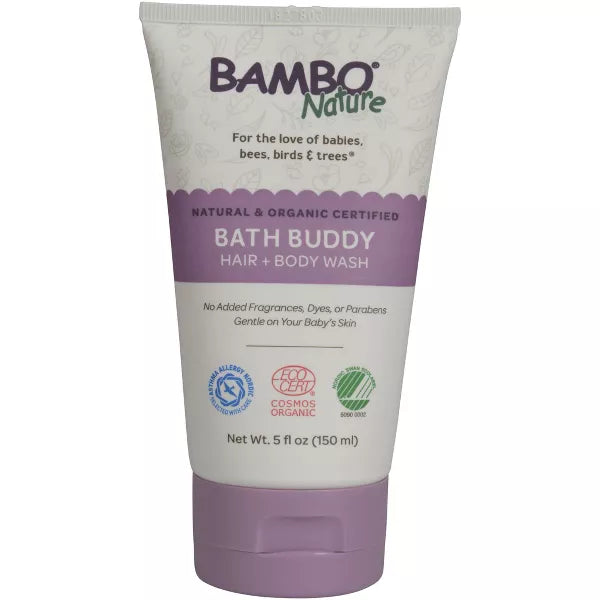 Bath Buddy Hair + Body Wash tube on a white background