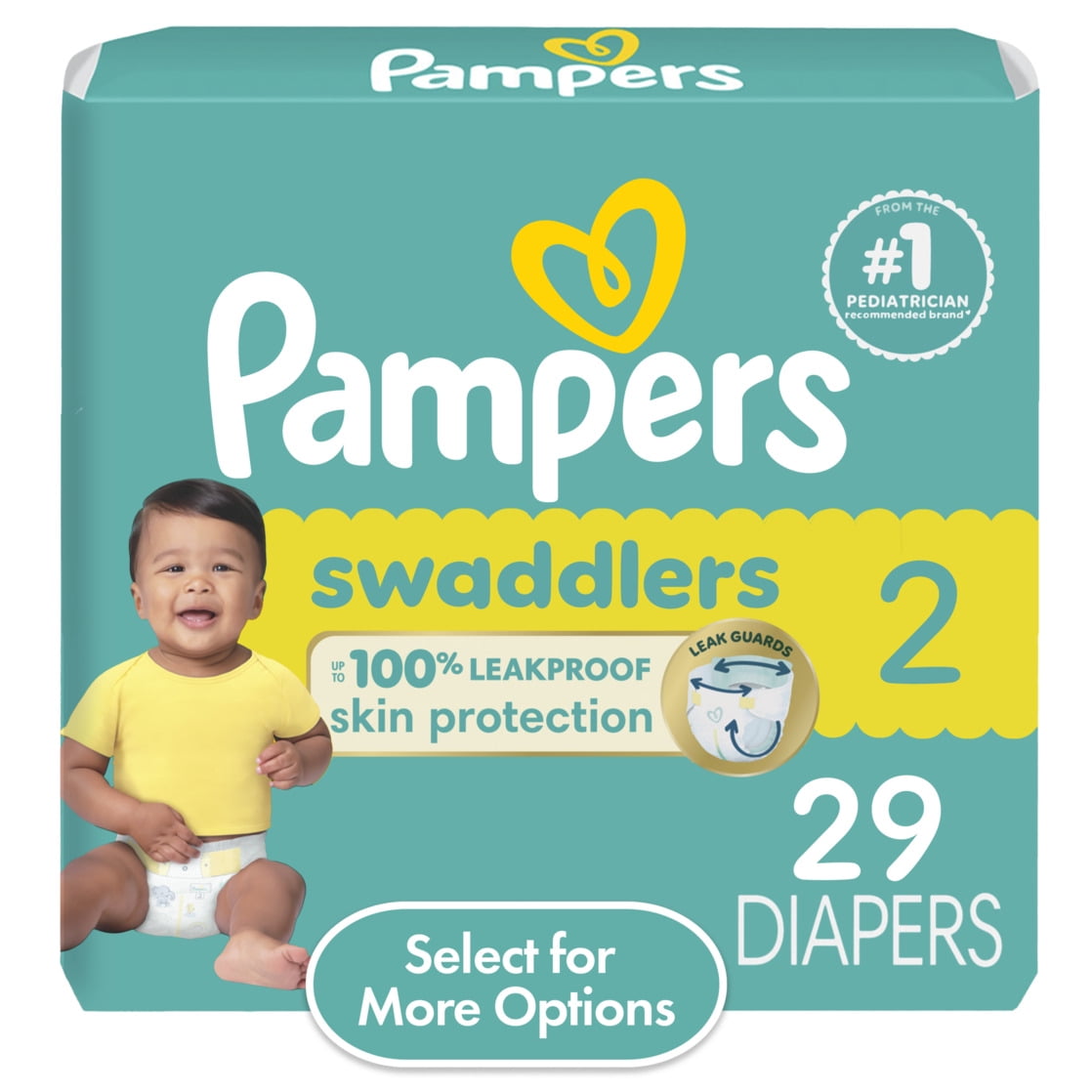 Disposable baby diapers for comfort and leak protection