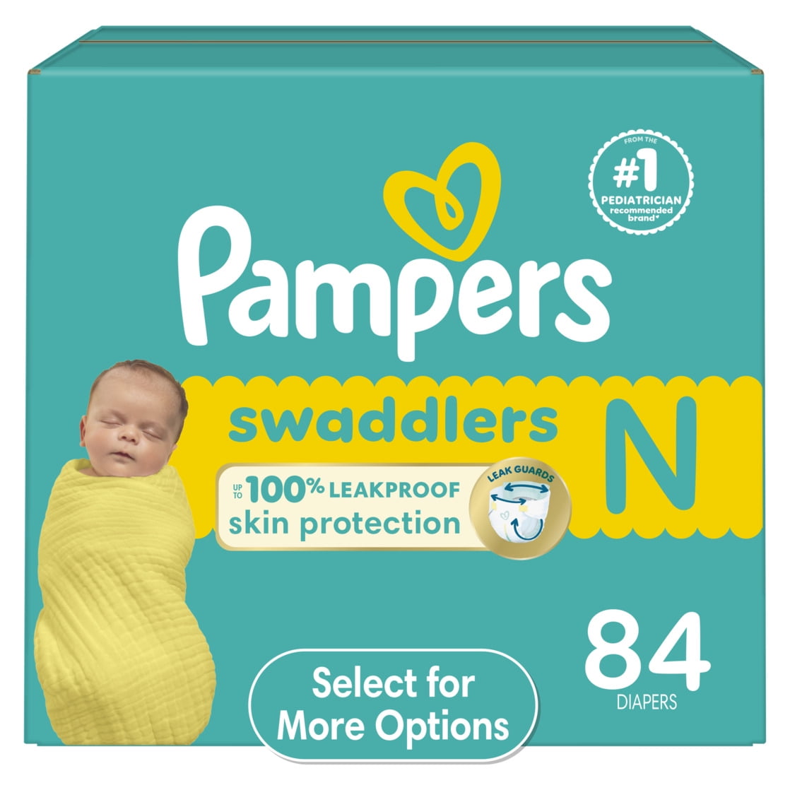Disposable baby diapers for comfort and leak protection