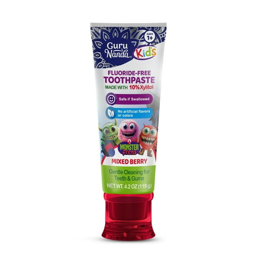 Fluoride-free toddler toothpaste, mixed berries flavor – 4.2 oz