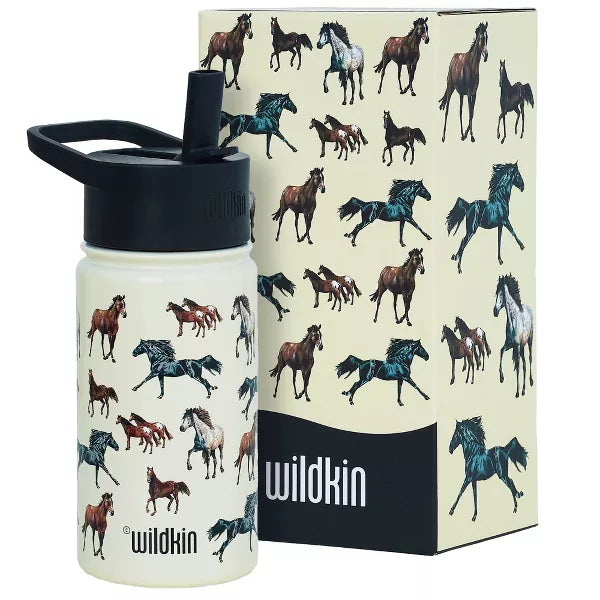 Wildkin 14 oz Stainless Steel Insulated Water Bottle for Kids