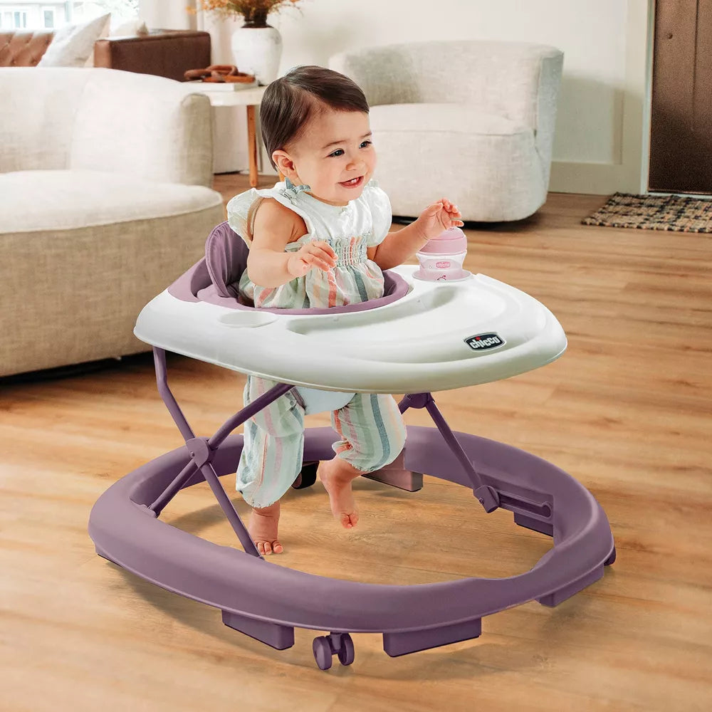 Image displaying a toddler in a baby activity walker