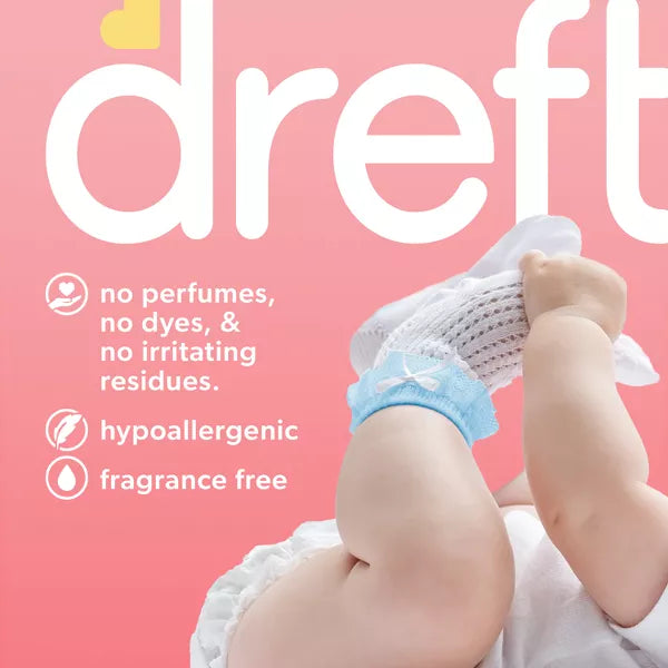 Dreft Family Friendly Unscented Liquid Baby laundry Detergent - 92 fl oz