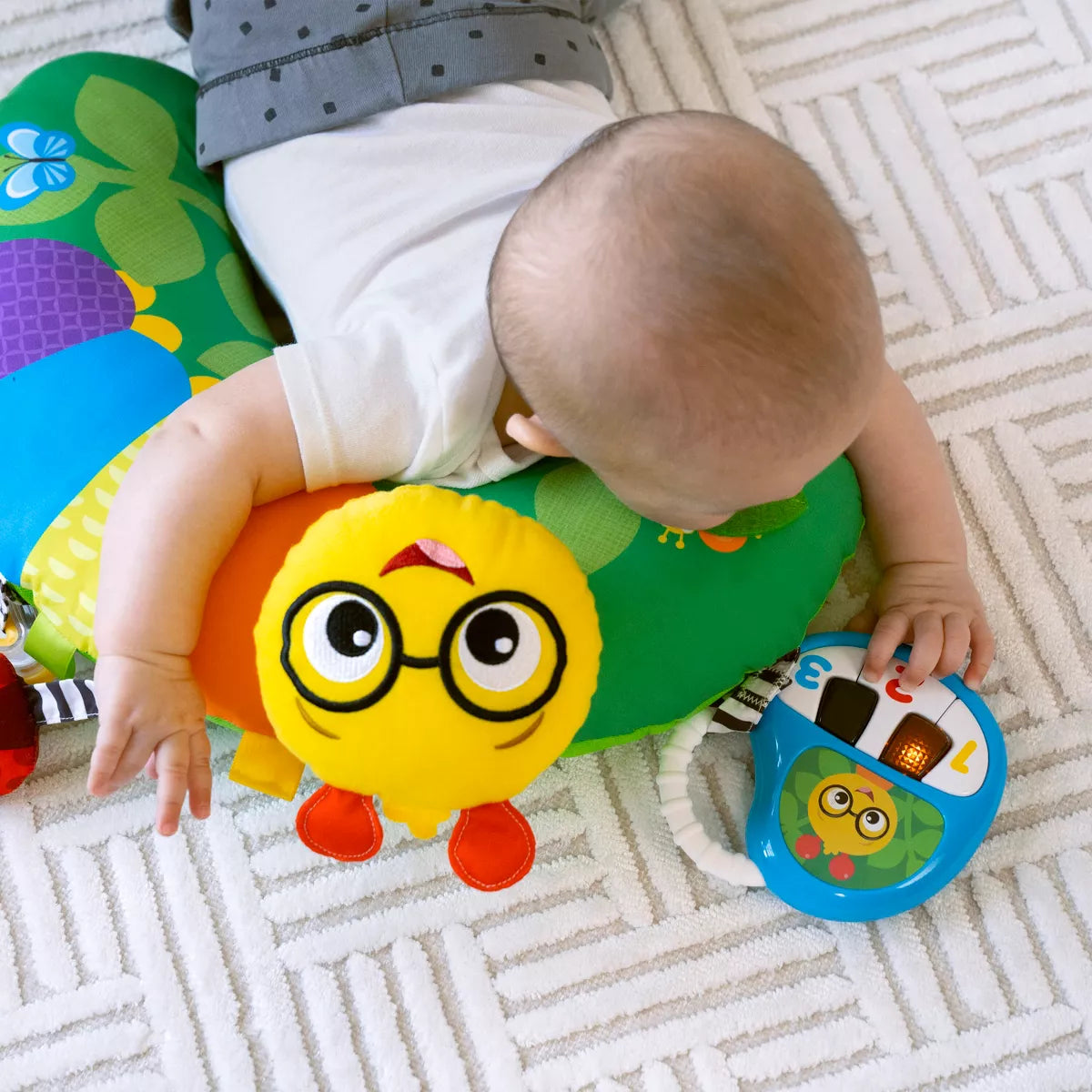 Baby Einstein Cal-a-Pillow Tummy Time Activity Pillow