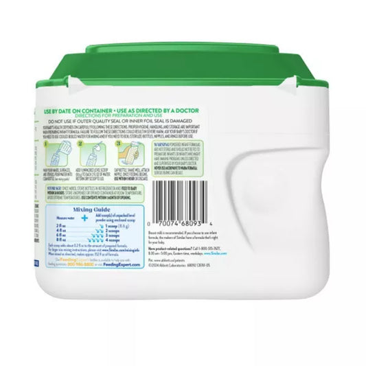 Similac Pure Bliss Organic Infant Formula Powder - 20.6oz