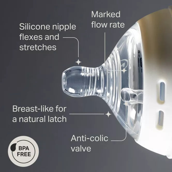 Tommee Tippee Natural Start Baby Bottle Nipples - 2pk