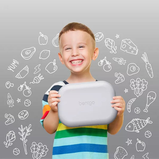 Bentgo Kids' Chill Lunch Box, Bento-Style Solution, 4 Compartments & Removable Ice Pack