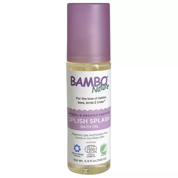 Bambo Nature Splish Splash Baby Oil - 4.9 fl oz