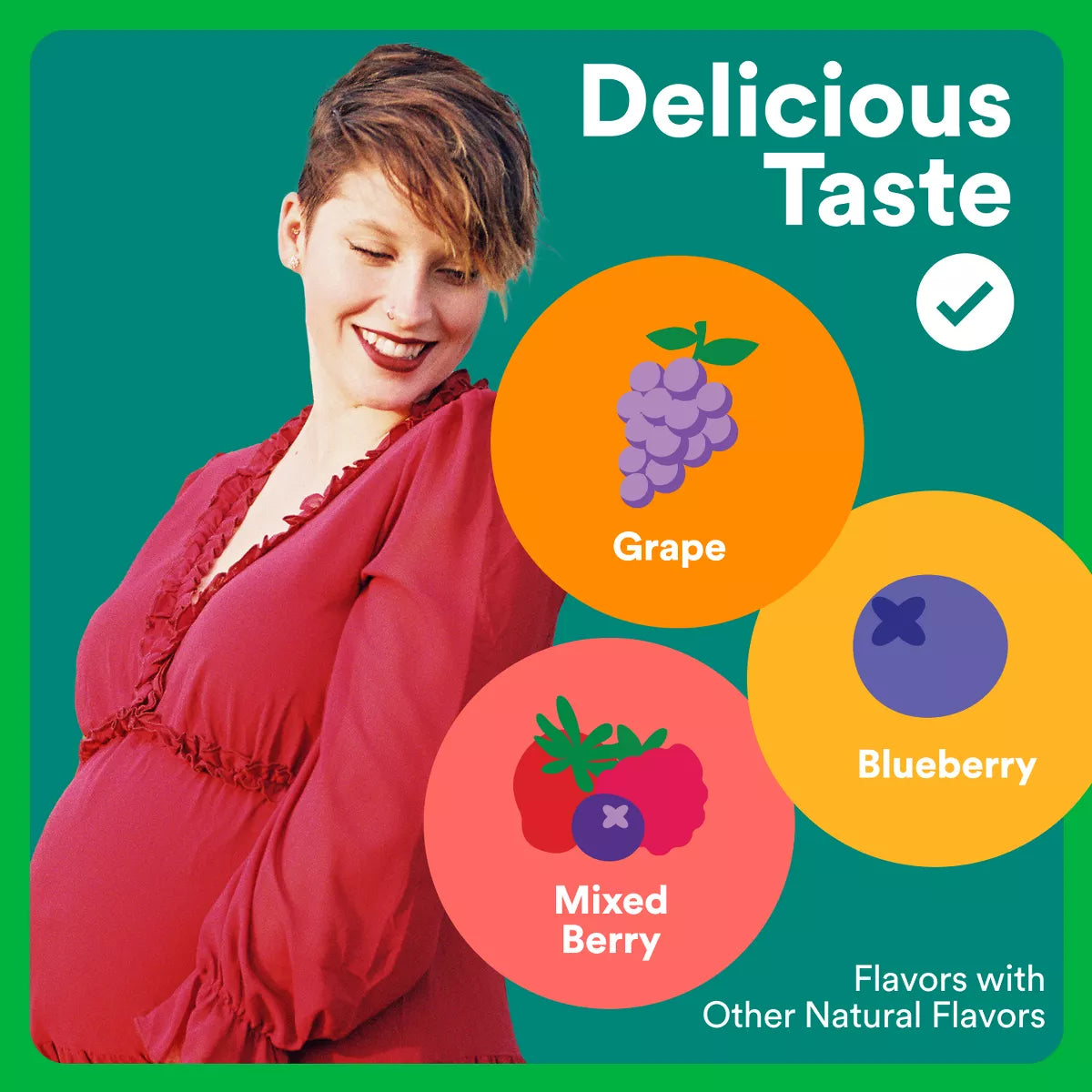 SmartyPants Organic Prenatal Multi & Vegetarian Omega 3 & Folate Gummy Vitamins - 90 ct