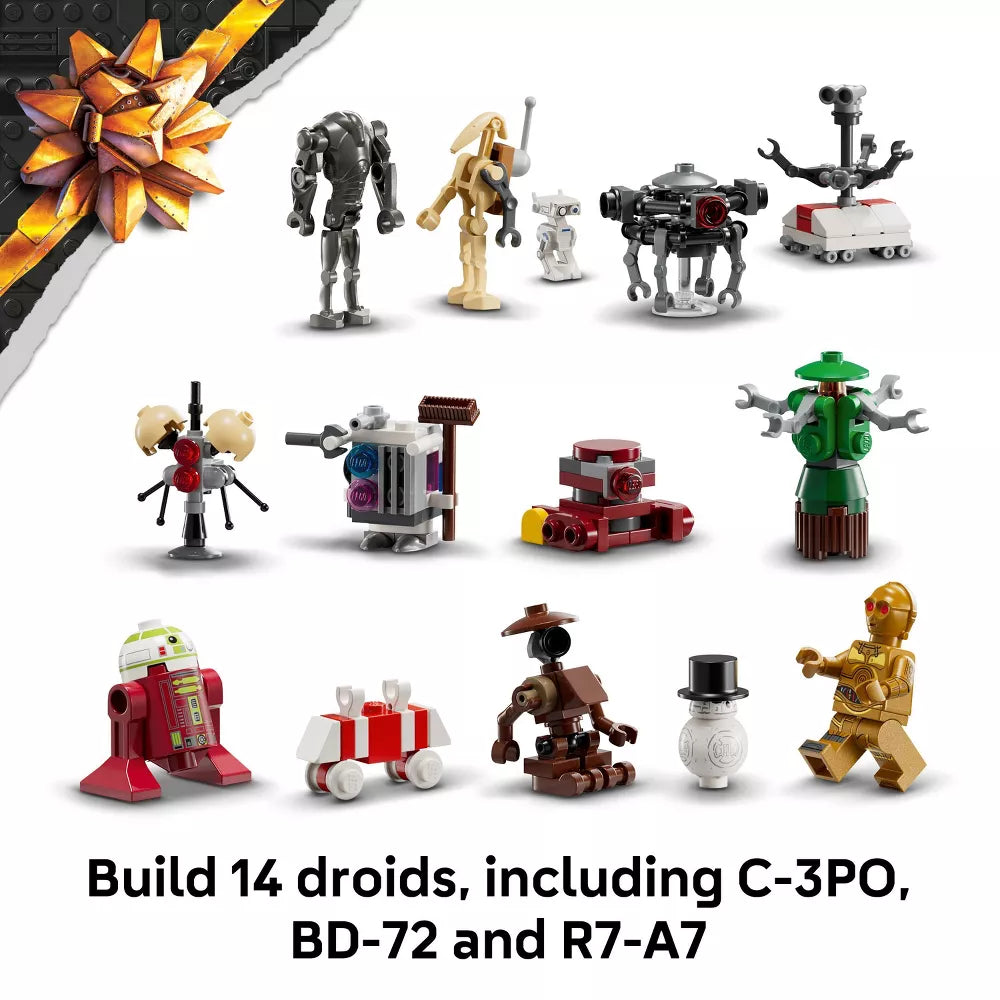 Image displaying text with lego pieces of a Seasonal toy set for kids