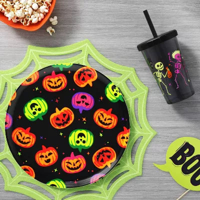 Halloween Tumblers with Straw - Hyde and EEK! Boutique