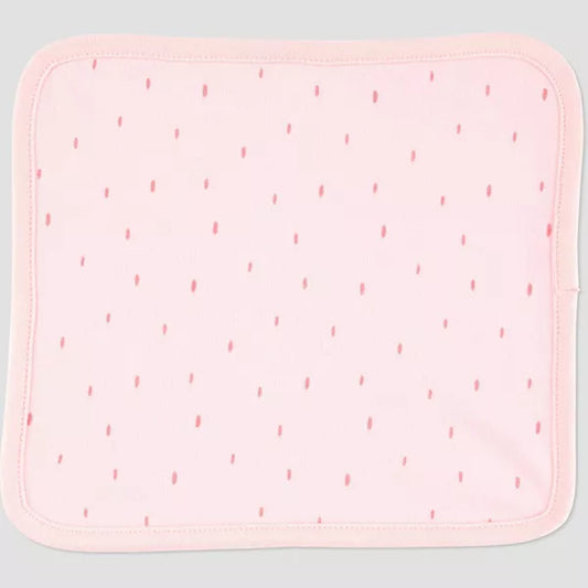 Carter's Just One You, Baby Strawberry Washcloth - Pink: Cotton Terry, 9x9, Food Pattern