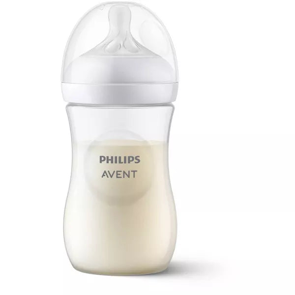 Philips Avent 3pk Natural Baby Bottle with Natural Response Nipple - Clear - 9oz