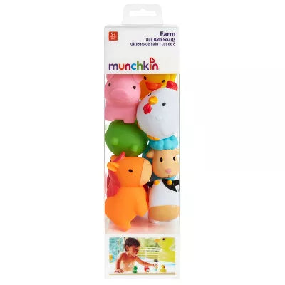Munchkin Farm Squirts Bath Toy 8pk