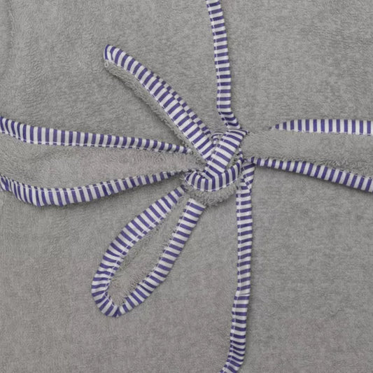 Everyday Kids 3D Gray Elephant Hooded Robe, Soft Terry, Gender-Neutral Baby Bath Essential with Ears & Trunk for Boys & Girls, Size 0-9 Months