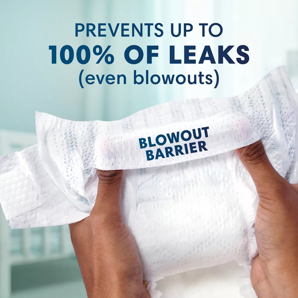 Pampers Pure Baby Diapers, Up to 100% Leakproof, Premium Hypoallergenic Soft Diapers