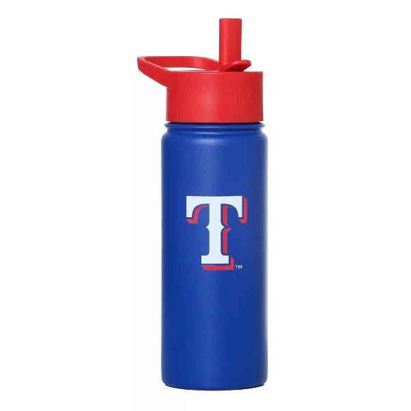 Wildkin MLB Major League Baseball 18 oz Insulated Stainless Steel Water Bottle BPA-Free, Leakproof, Insulated, Easy-Clean
