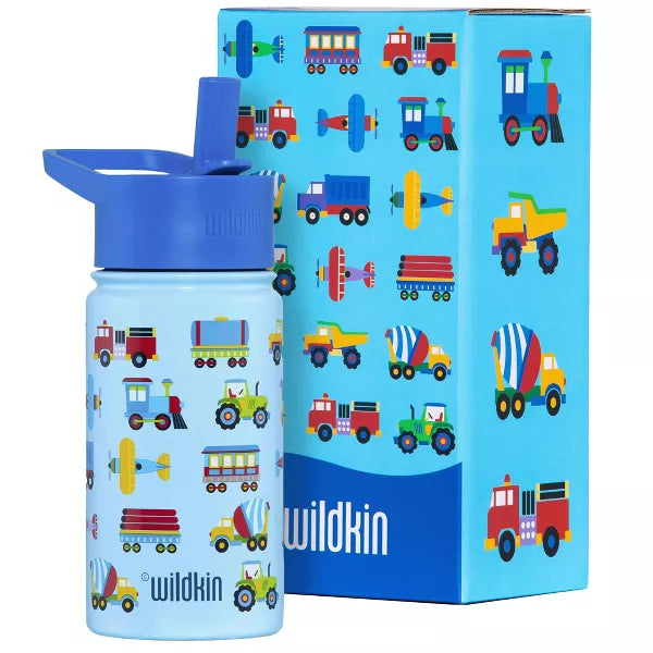 Wildkin 14 oz Stainless Steel Insulated Water Bottle for Kids