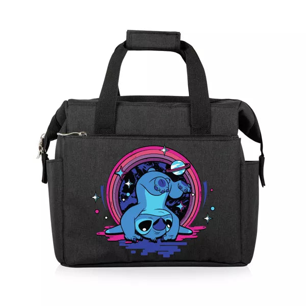 Disney Stitch Handstand On The Go Lunch Bag Cooler - Black