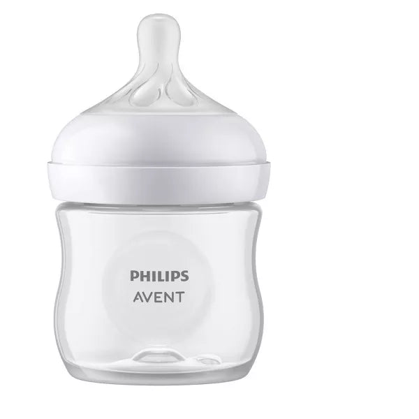 Philips Avent 3pk Natural Baby Bottle with Natural Response Nipple - Clear - 4oz