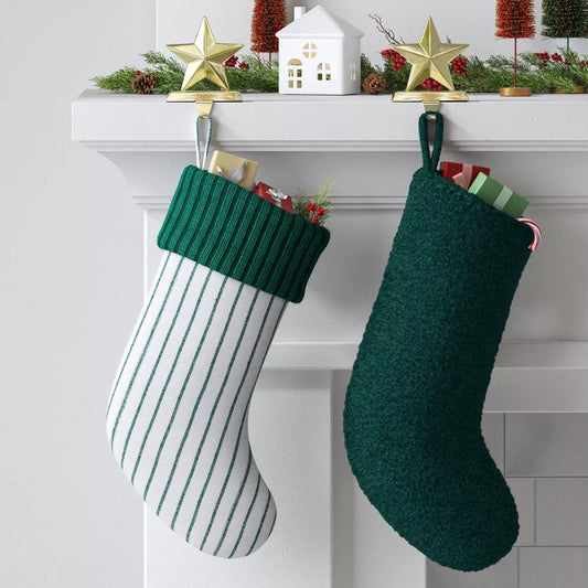 Christmas stocking accessory – designed to enhance holiday décor and securely hold stockings in place