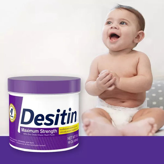 Desitin Maximum Strength Baby Diaper Rash Cream with Zinc Oxide - 16oz