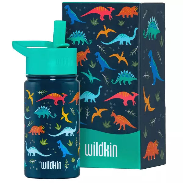 Wildkin 14 oz Stainless Steel Insulated Water Bottle for Kids