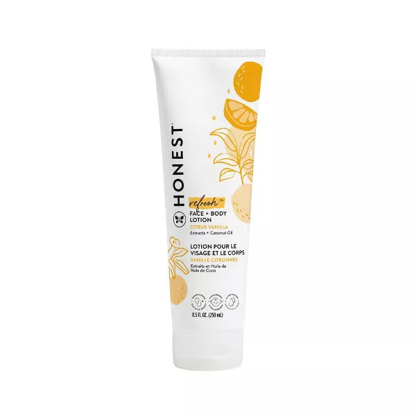 The Honest Company Refresh Face + Body Lotion - Citrus Vanilla - 8.5 fl oz