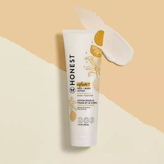 The Honest Company Refresh Face + Body Lotion - Citrus Vanilla - 8.5 fl oz