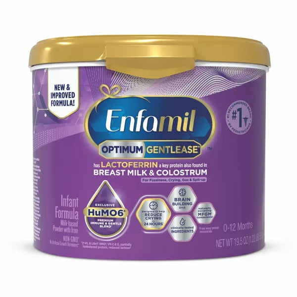 Enfamil Optimum Gentlease Powder Infant Formula - 19.5oz