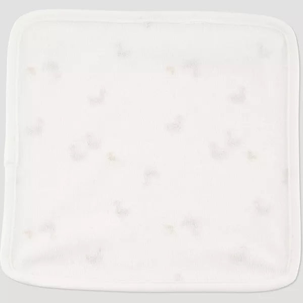Carter's Just One You, Baby Duck Washcloth - Gray: Cotton Terry Animal Print 9"x9"