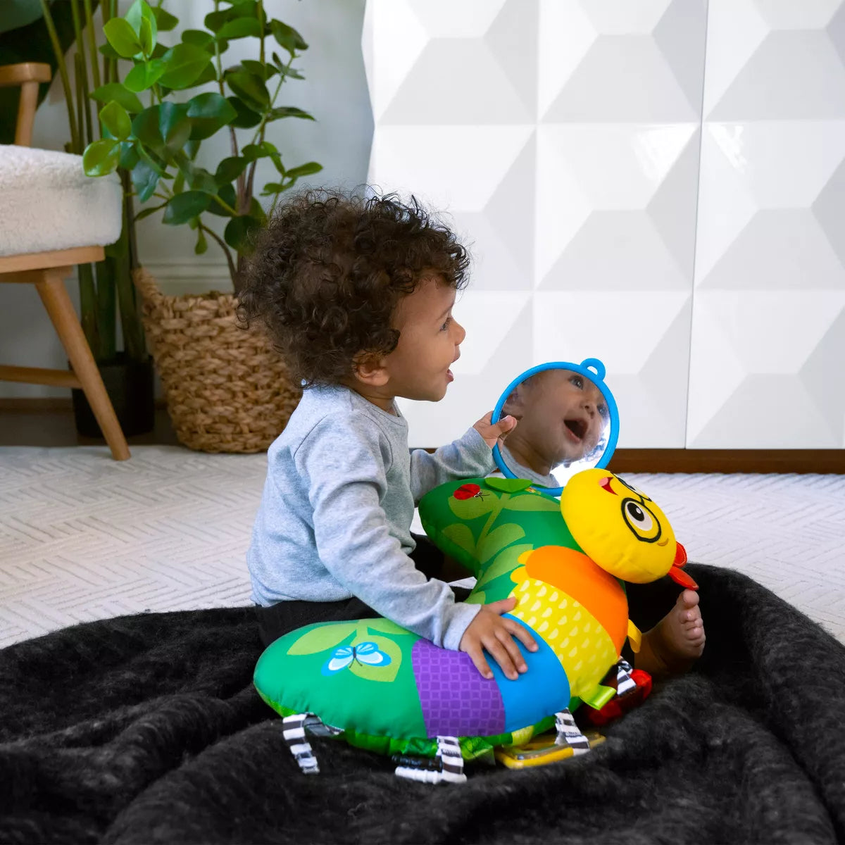 Baby Einstein Cal-a-Pillow Tummy Time Activity Pillow