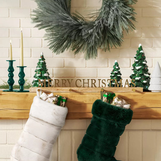 Christmas stocking accessory – designed to enhance holiday décor and securely hold stockings in place