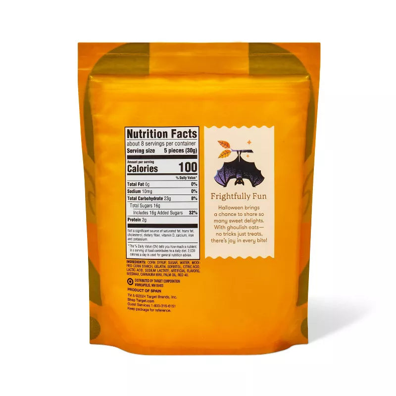 Halloween Gummy Fangs Candy - 9oz - Favorite Day
