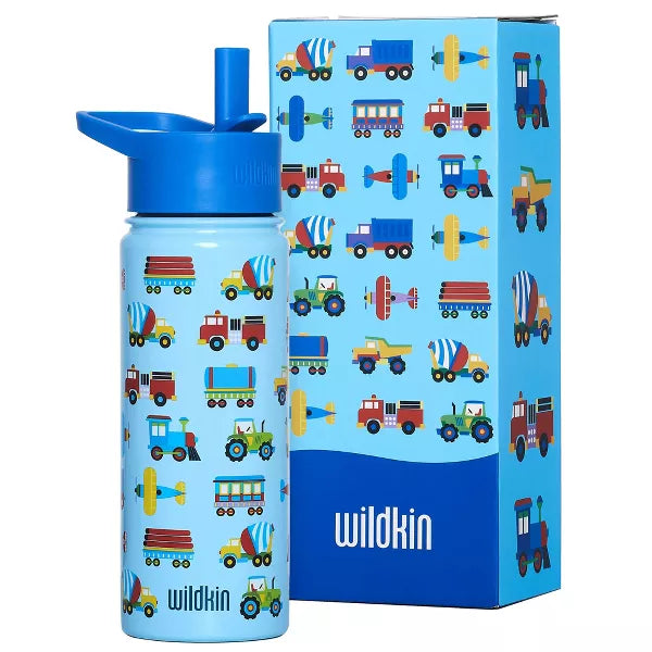 Wildkin 18 oz Stainless Steel Insulated Water Bottle for Kids
