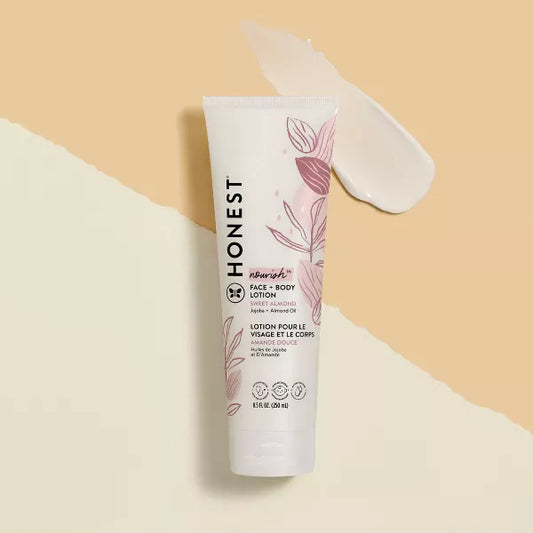 The Honest Company Nourish Face + Body Lotion - Sweet Almond - 8.5 fl oz