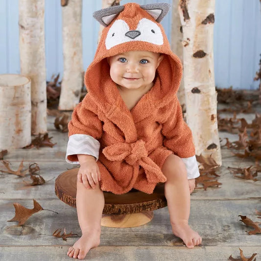 Baby Aspen Rub-a-Dub Fox in the Tub Hooded Spa Robe | BA14135NA