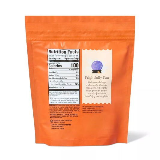 Halloween Strawberry  Gummy Candy Brains - 7oz - Favorite Day