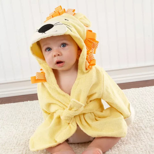 Baby Aspen "Big Top Bath Time" Lion Hooded Spa Robe | BA14011NA