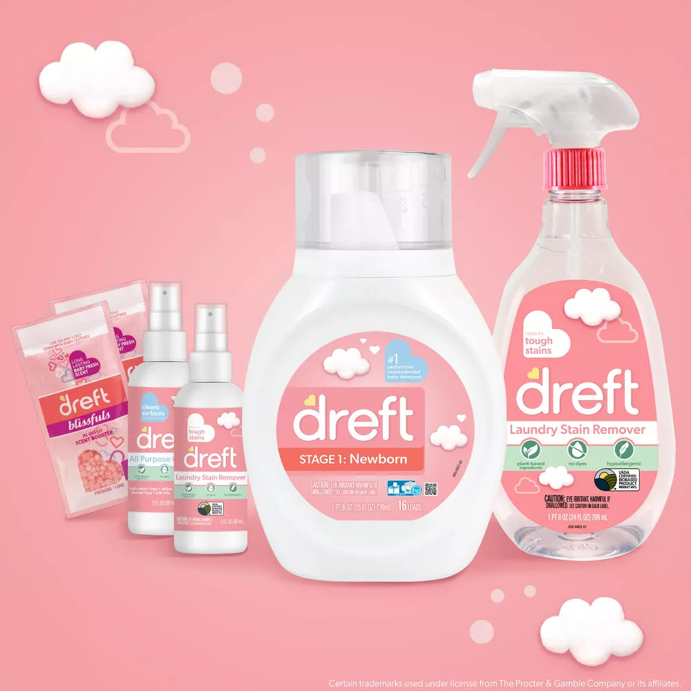 Dreft Bundle of Bliss Laundry Detergent Gift Pack - 6ct