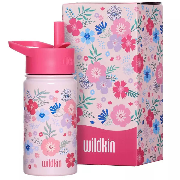 Wildkin 14 oz Stainless Steel Insulated Water Bottle for Kids