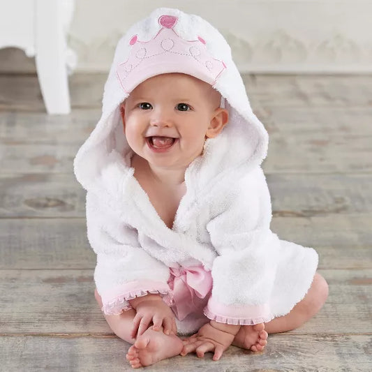 Baby Aspen "Little Princess" Hooded Spa Robe | BA14028NA