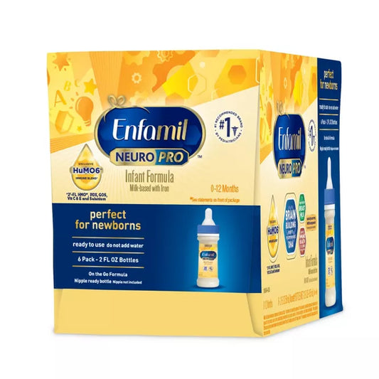 Enfamil NeuroPro Ready to Feed Infant Formula Bottles - 2 fl oz Each/6ct