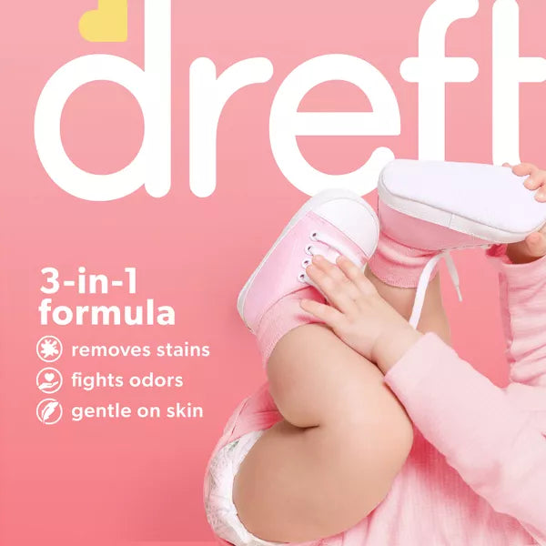Dreft Stage 1: Newborn HE Compatible Hypoallergenic Baby Liquid Laundry Detergent