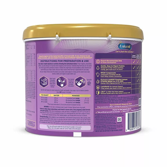 Enfamil Optimum Gentlease Powder Infant Formula - 19.5oz
