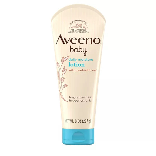 Aveeno Baby Daily Moisture Body Lotion for Delicate Skin with Natural Colloidal Oatmeal & Dimethicone - 8oz
