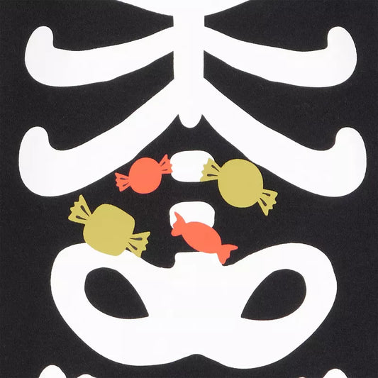 Carter's Just One You Baby 2pc Halloween Skeleton Sleep N' Play with Hat - Black