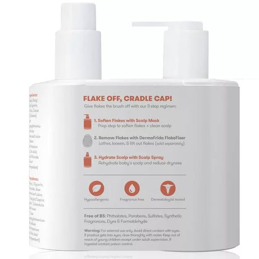 Frida Baby FlakeFixer Cradle Cap Scalp Spray + Scalp Mask Duo - 5 fl oz/2pc