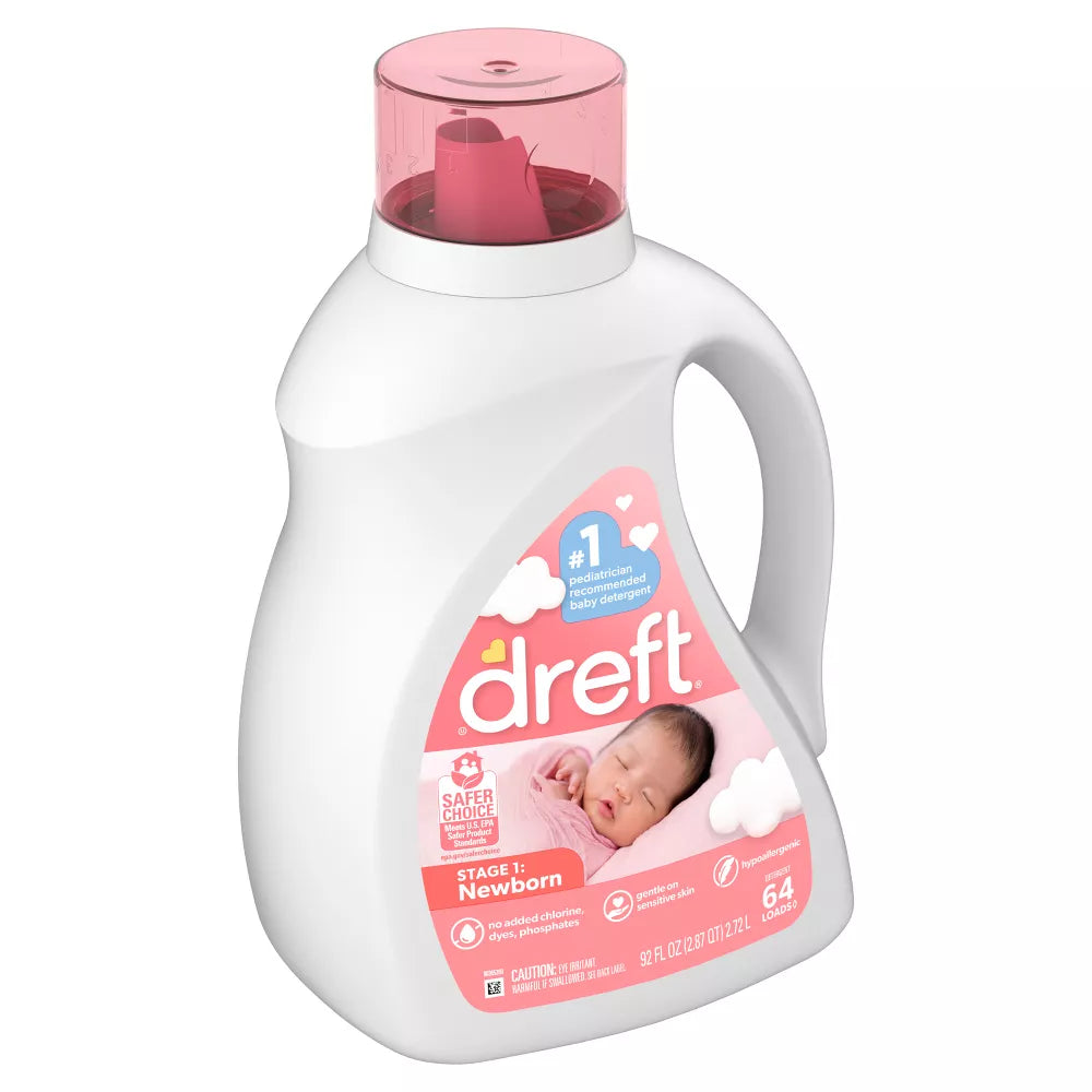 Dreft Liquid Newborn Laundry Detergent - 92 fl oz